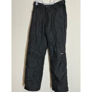 Outdoor Gear 6803R Snap/Zip 100% Nylon Black Snow Ski Pants Men’s Size S
